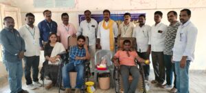 Blood Donation Camp with local candidates