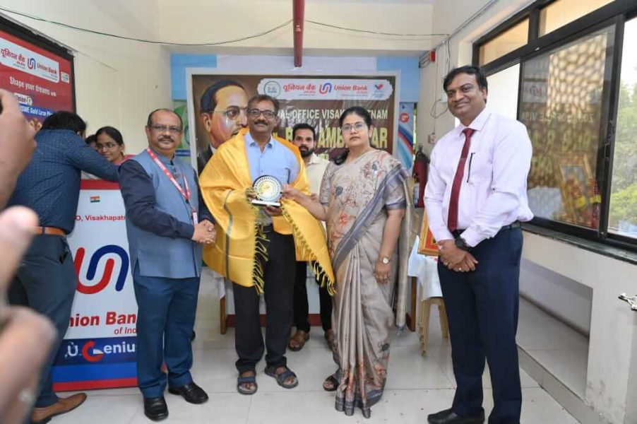 Union bank oof india honor service of ngo towards to ambedkar jayanti